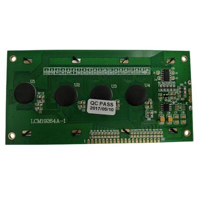 图形点阵LCD液晶屏19264液晶显示模组带背光蓝屏黄绿屏可选屏幕