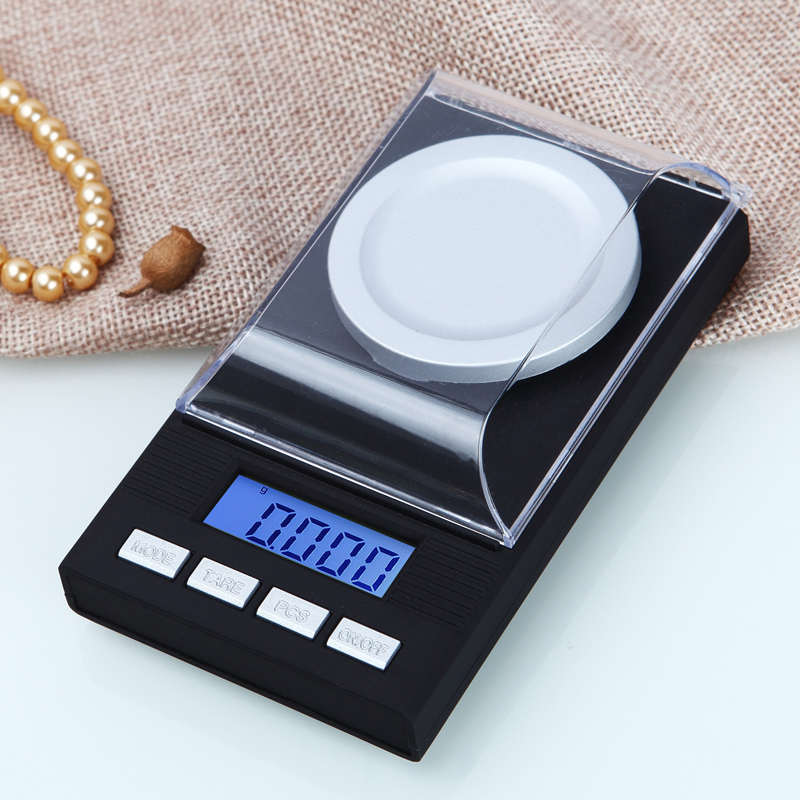 精密微量毫克电子秤0.001g珠宝克拉称重口红药粉钻石天平秤高精度