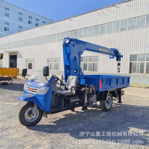 农用简易三马子随车吊运输车城乡建设液压起重机园林绿化吊运一体