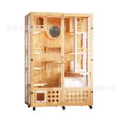 多层别墅猫屋家用豪华猫笼室内木质大号猫咪别墅房子全景猫别墅