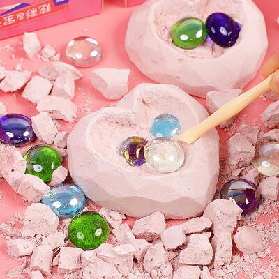 Archaeological Gem Digging DIY Fossil Excavation Toy for Kid