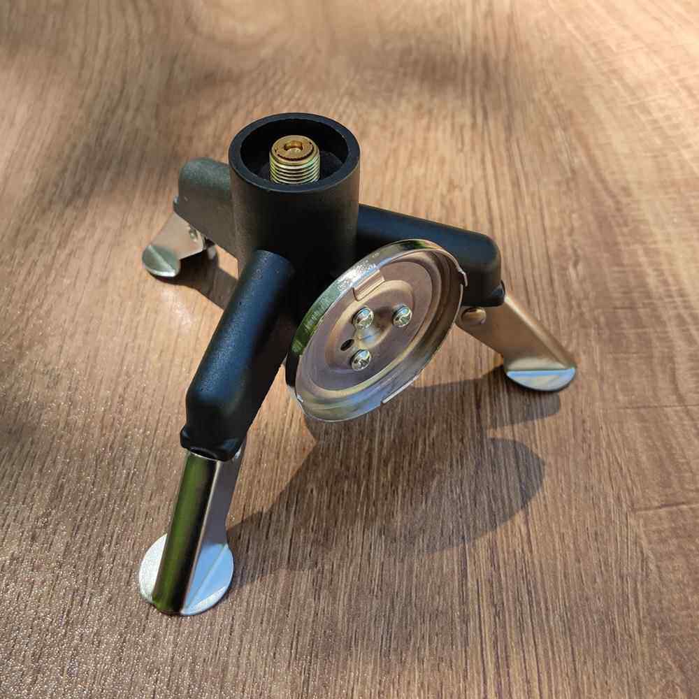 户外三角转接头卡式气瓶三脚转换器炉头转换头扁罐转接长罐