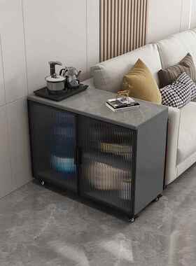 my轻奢岩柜1001010板沙发边柜客侧边家用可移动边厅几物柜茶储水