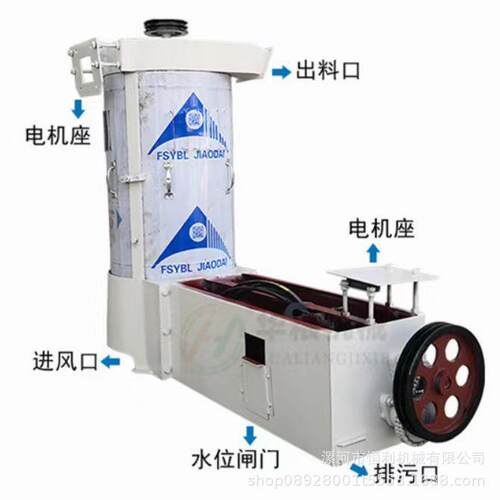 恒利机械厂家供碾米机壹吨去石甩干洗麦机XMS50型不锈钢设备