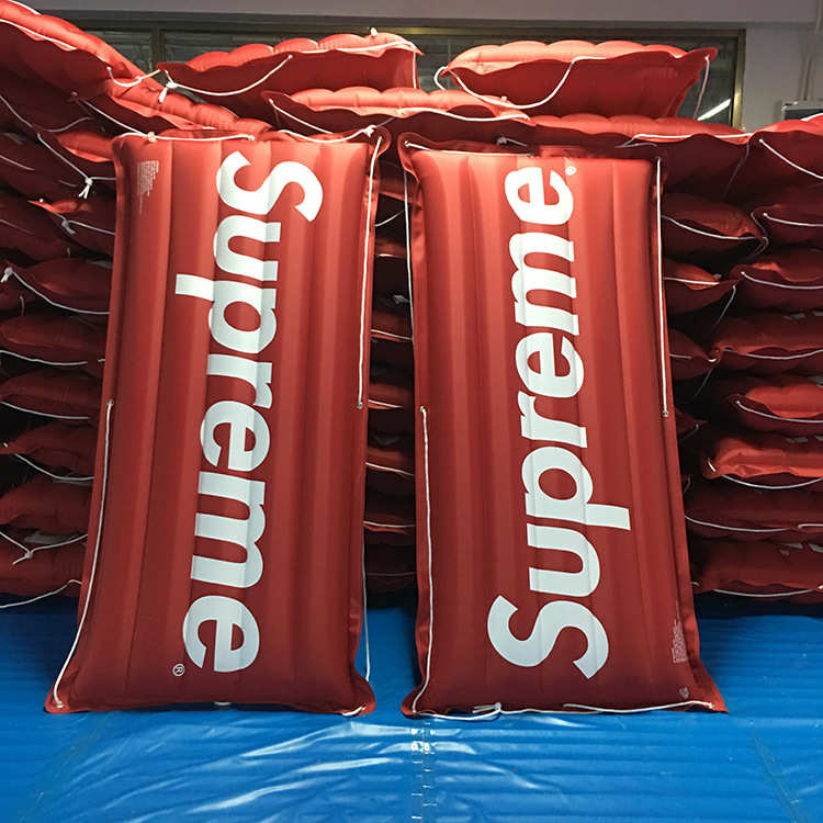 浮排pvc 充气水上 充氣床 外景拍摄道具牛津布水床 充气菠萝浮排