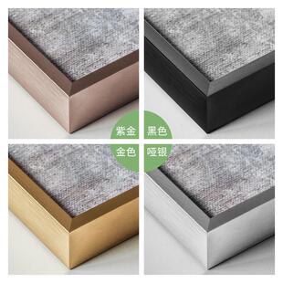 楼梯装饰画虚实大抽象画画尺寸简约客厅玄关画转角欧风 落地北