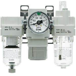 SMC原装正品AC10-AC40-A系列空气过滤器+减压阀+油雾器AC30-02G-A