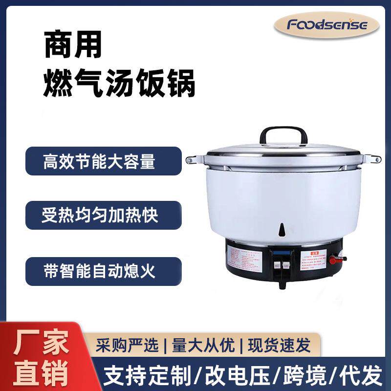 燃气饭煲饭锅煤气跨境煮饭锅天然气蒸饭锅液化气自动控温大容量