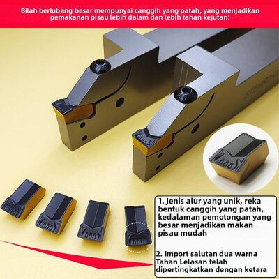 数控切槽切断刀杆 大切深外圆割槽 加长加深 STEHR2525M08T65 T80