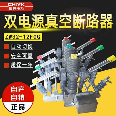 高压双电源开关ZW32-12FGG/630A真空断路器6kV双电源自动切换装置