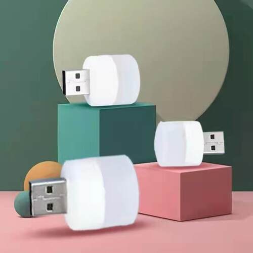 Portable Mini USB Light Dormitory Night Light with Power Ban