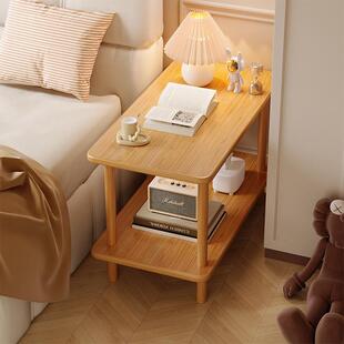 木小桌子沙发边几客厅家用小户型简约茶几长方形迷你床头置物架