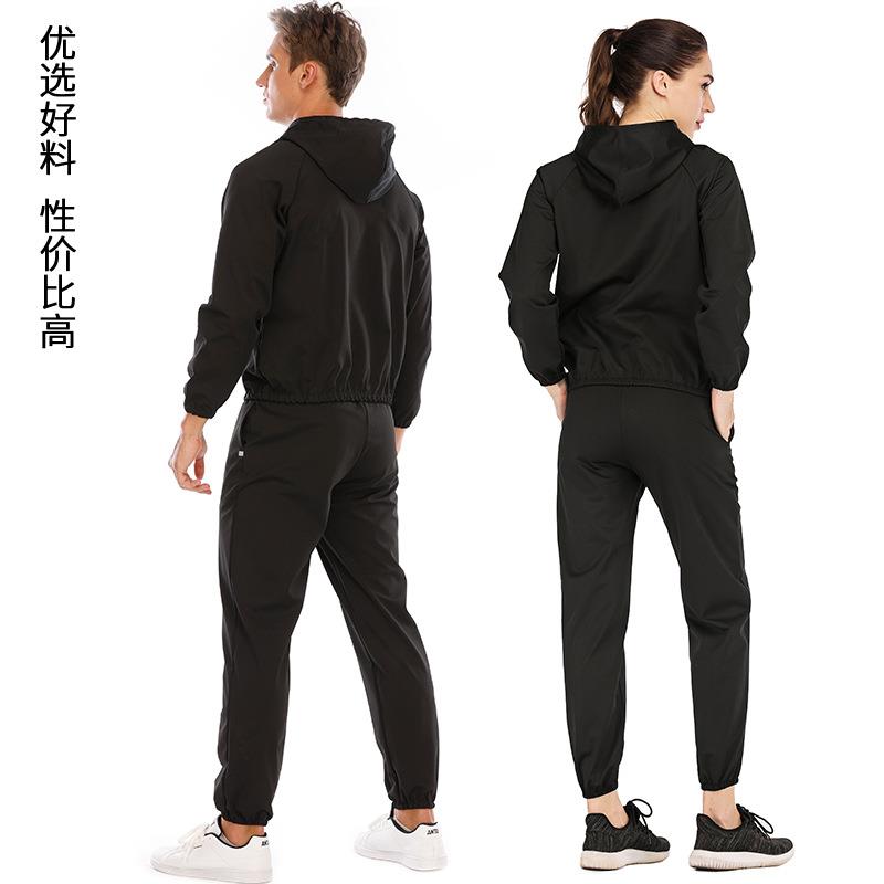 Outdoor long-sleeved loose silver film sweat-inducing suit