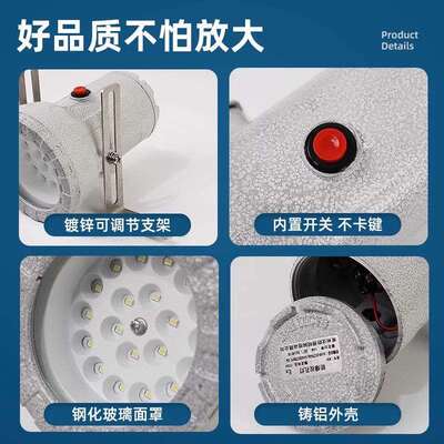 LED防爆视孔灯BSD反应釜视镜灯密闭容器探照灯照明内视灯射灯36v