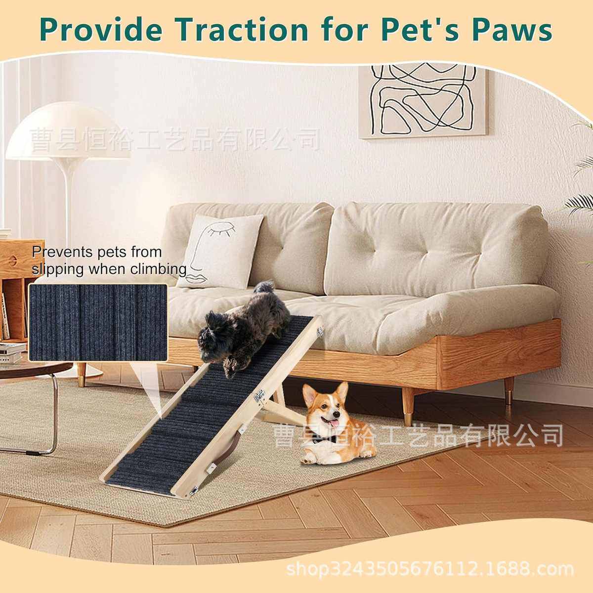 木制狗狗爬梯可折叠便携式狗狗坡道沙发上床梯高龄犬宠物爬梯,宠物/宠物食品及用品,狗窝/屋/帐篷/沙发,淘宝优惠券,粉丝福利购,淘宝优惠卷
