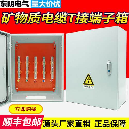矿物质电缆T接箱铜排分支T接转换箱分线箱JXT1电缆接线端子分流箱