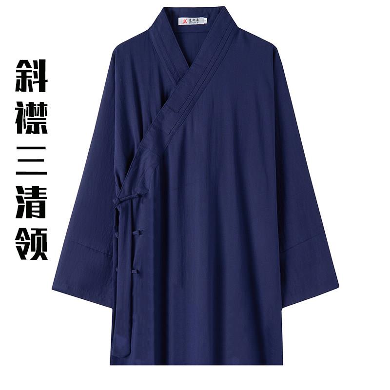 武当春夏道袍男女款道士服装改良道衣薄款道服禅修居士长袍太极服