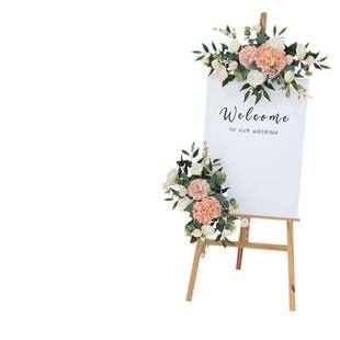 开业花篮三脚架仿真花商场店铺橱窗车展活动装饰布置落地迎宾摆件