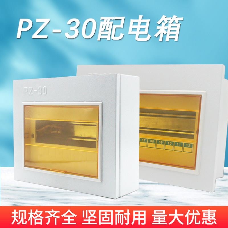PZ30配电箱明装暗装小型4/6/8/10/12/15/18/20回路电箱家用强电箱