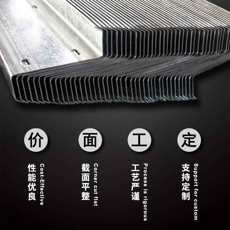 钢2檩条用可打孔切割Z型冷钢 弯薄壁焊接Q35镀199锌构Z型钢
