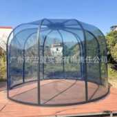 宏厦新款 户外露台网红泡泡屋pc星空房景区帐篷民宿移动阳光房防晒