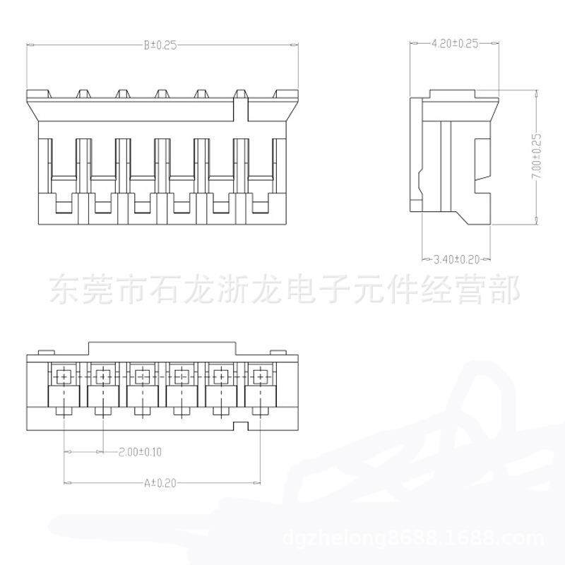 接插件PH-12P母座PH2.0-12Y胶壳插头孔座 2.0mm条形连接器 1000只
