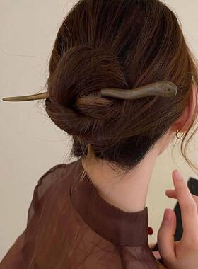 Chinese Style Elegant Wood Hair Stick For Women Girl Hairp S