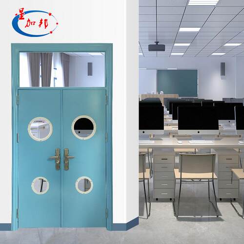 幼儿园铁门学校教室门办公室塑钢门佛山钢板质复合门厂Steel Door