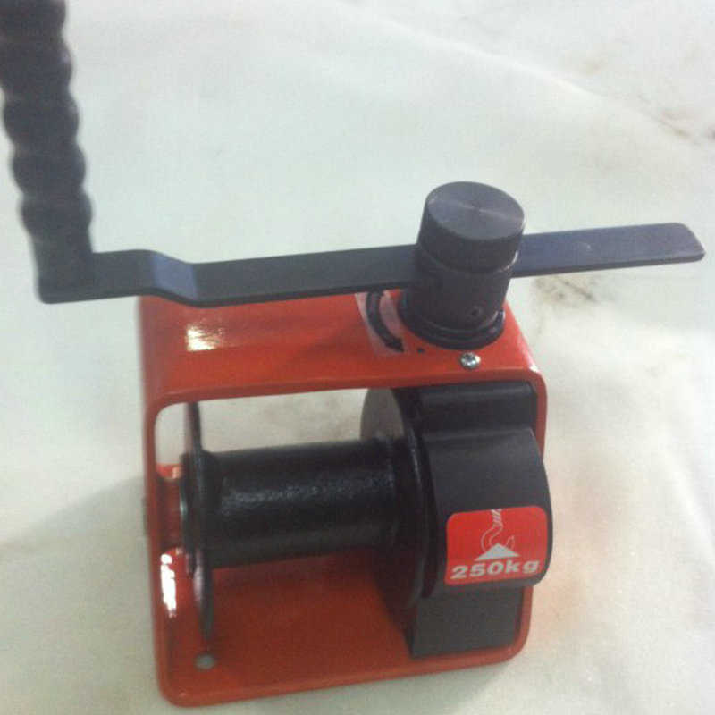 绞盘2吨涡轮蜗杆绞车 棘轮自锁绞盘 小型提升机绞扬机船用