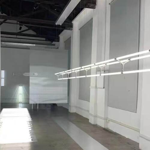 极简餐厅吧台马扎吊灯咖啡厅酒店大堂样板房蔡烈超设计师艺术吊灯