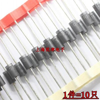 肖特基二极管 SB5100 SR5200 SB3100 SR3200 3A 5A 100V 200V粗脚
