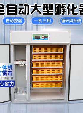 工业级孵化机全自动中型受精鸡蛋鸟蛋可孵化箱鸵鸟孔雀大型孵化器