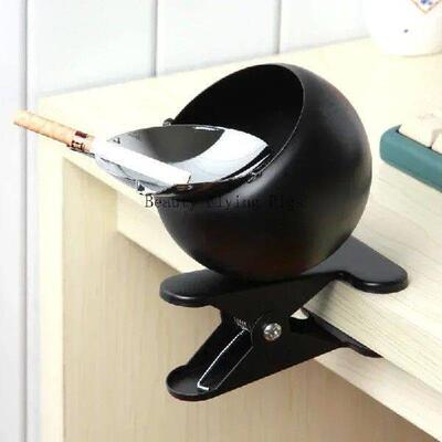 Ashtray for clamping ashtray with chrome-plated lid Fashion