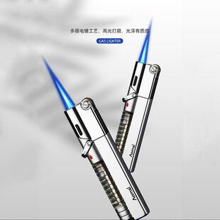 long lighter打火 Visible tank straight wheel gas grinding