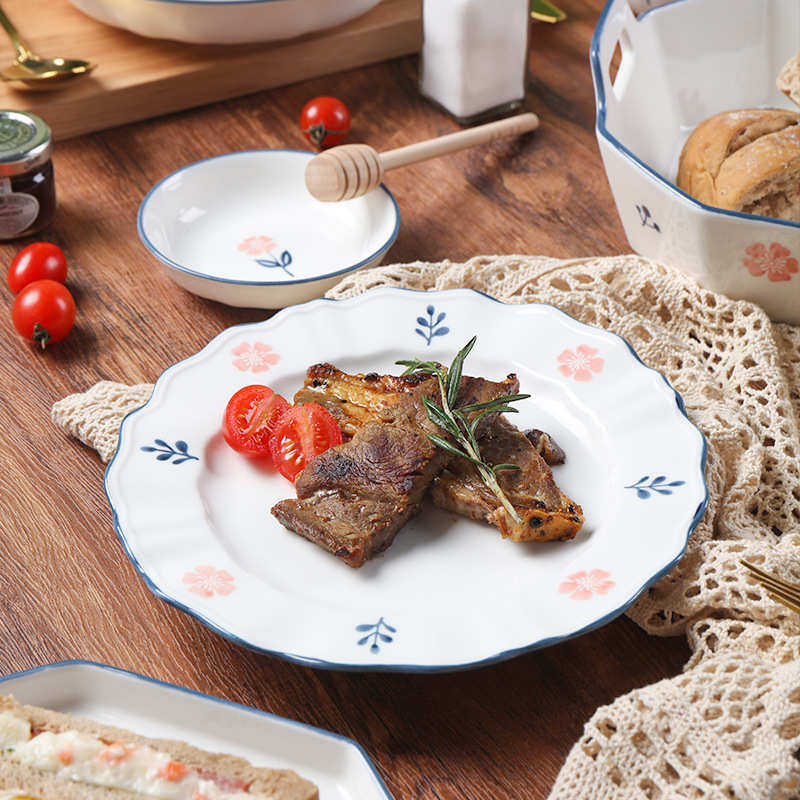 顺祥陶瓷餐具碗筷套装高颜值餐具 ins风碗碟盘套装英伦小调餐盘,餐饮具,碗,淘宝优惠券,粉丝福利购,淘宝优惠卷