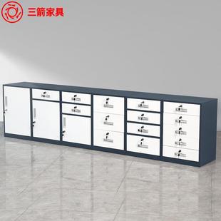 文件柜矮柜办公柜带锁铁皮柜抽屉柜财务桌下收纳柜储物小柜子