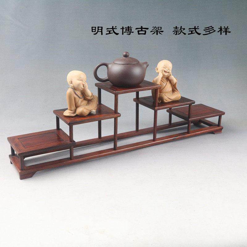 红酸枝中式博古架多宝格置物展示架茶壶盆景花瓶瓷器摆件实木底座,住宅家具,多宝格/博古架,淘宝优惠券,粉丝福利购,淘宝优惠卷