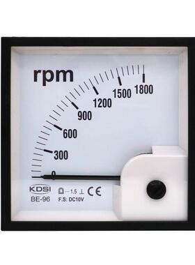 供应指针式电压表BE-96DC10V1800rpm转速表固定式安装仪表