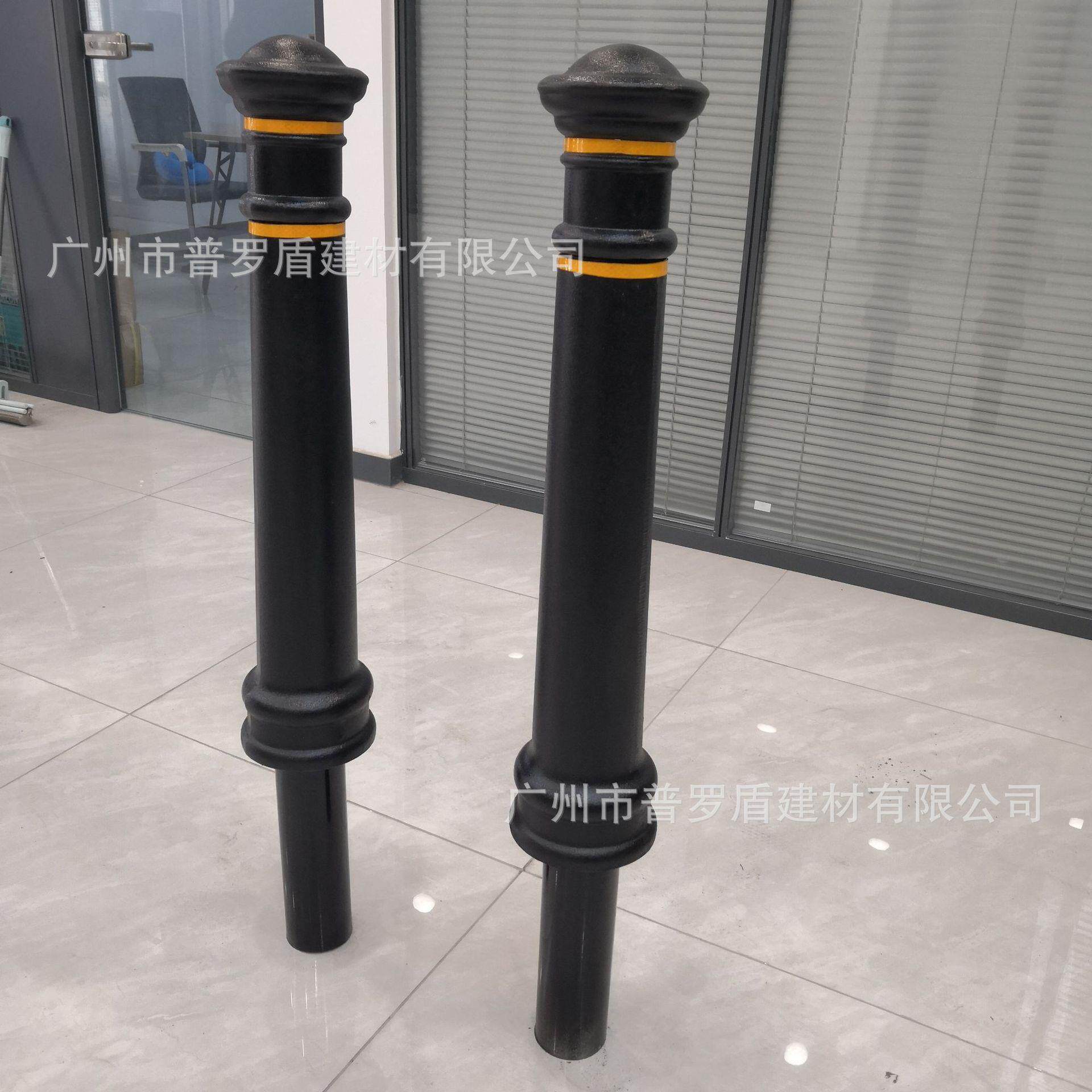 广州铸铁立柱广场警示柱市政道路阻车桩防撞柱景区防护栏