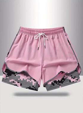 Pack of 6 women’s casual athletic shorts with built-in