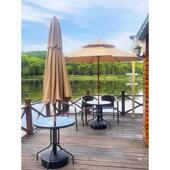 户外遮阳伞庭院伞商用景区外摆花园院子摆摊阳台太阳伞露营沙滩伞