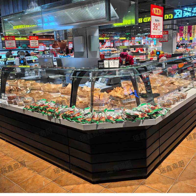 熟食展示柜商超卤菜柜凉菜柜鸭脖柜面点柜风冷保鲜直冷柜无风无霜