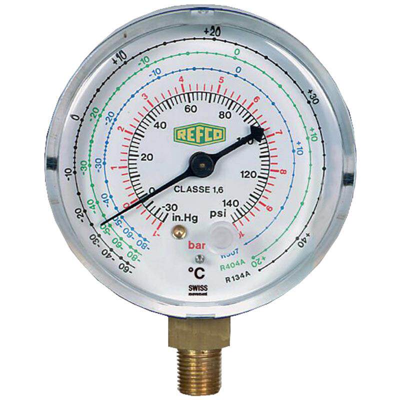 REFCO/威科压力表M2-250/500/255/555-M/DS-R22-R134a/R407C