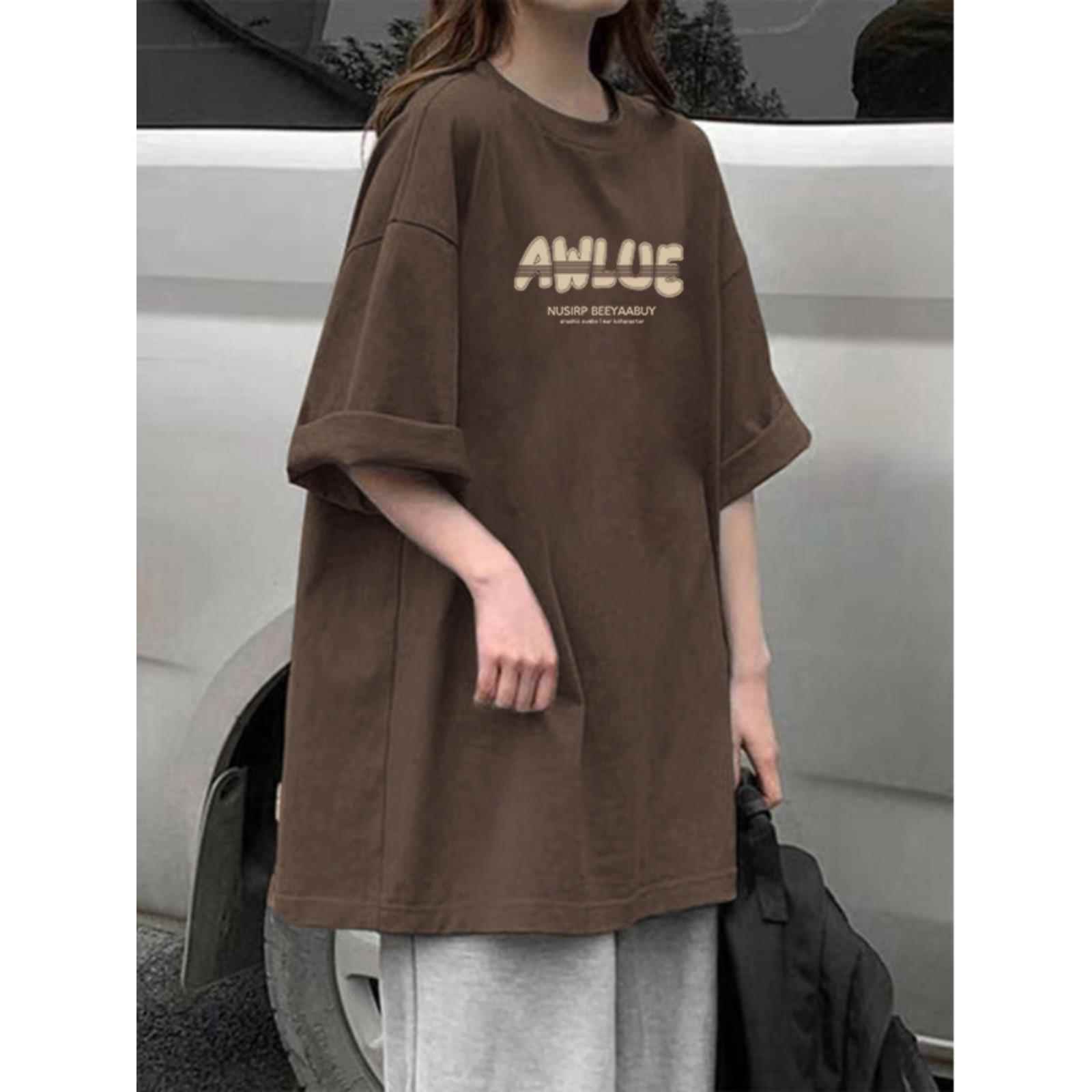 宽松显瘦遮肉大码上衣