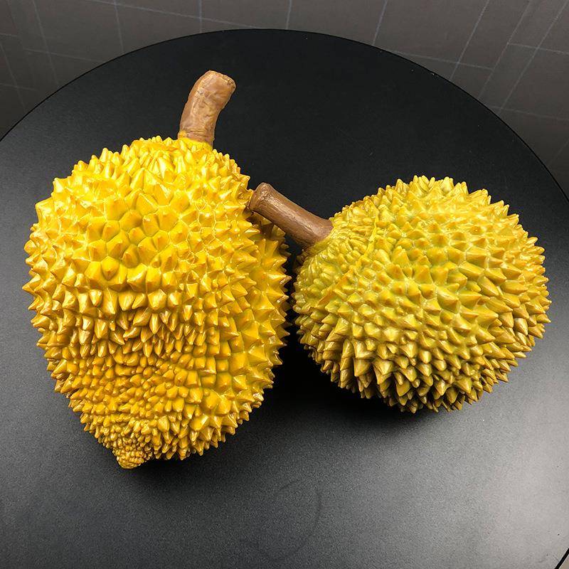 厂家直销泡沫仿真水果蔬菜模型仿真榴莲猫山王榴莲假榴莲摆件装饰