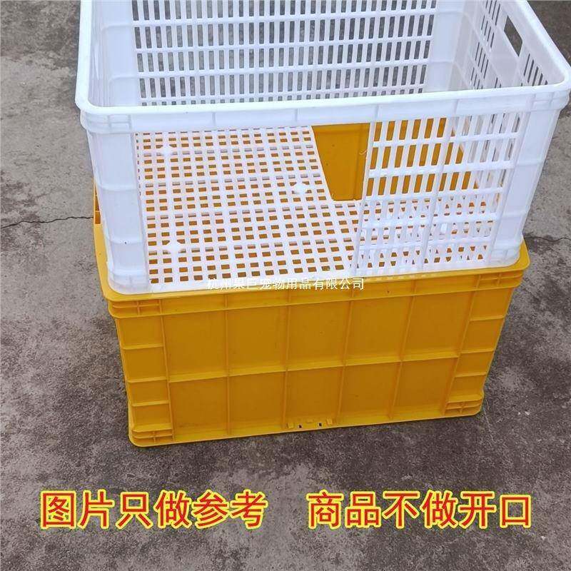 双层不漏带砂超大空间猫砂盆网红自制猫砂盆加厚镂空筐塑料周转箱