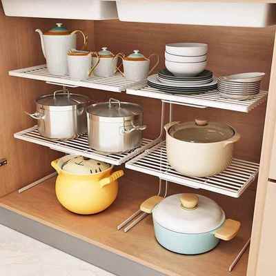 厨房各种神器冰箱置物架内部收纳盒分层架筐隔层断柜子内架子里面
