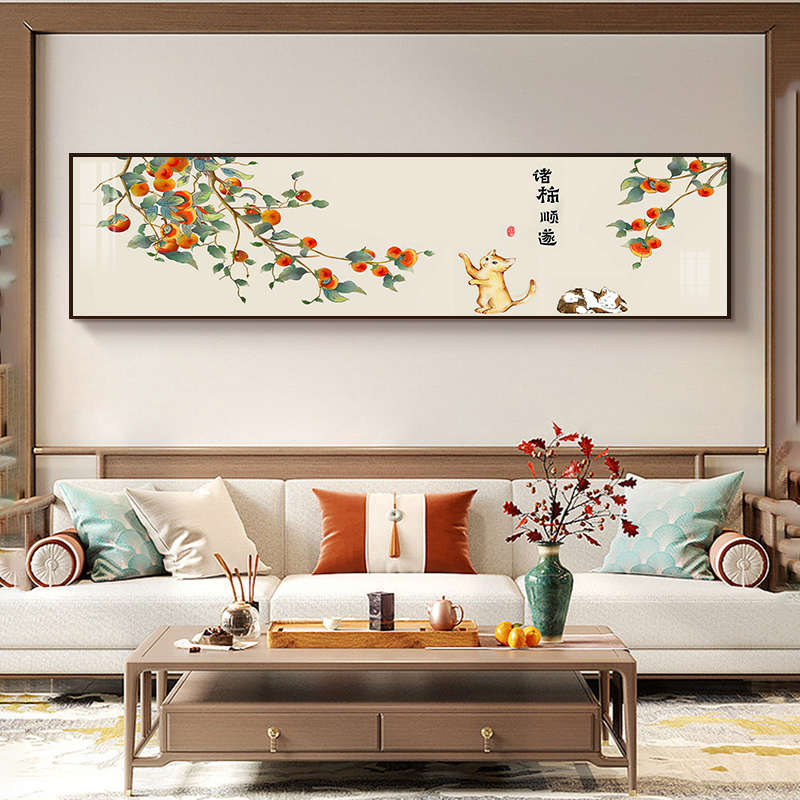 简约清新客厅装饰画三联画植物花卉沙发背景墙挂画壁画餐厅卧室画图片