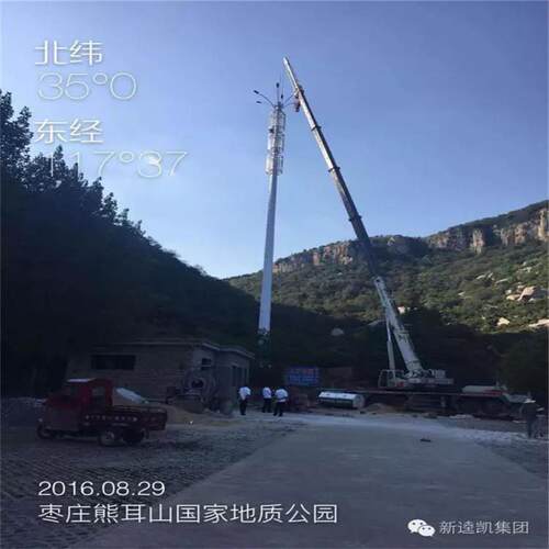 圆形多边形5G通信塔单管塔电力塔