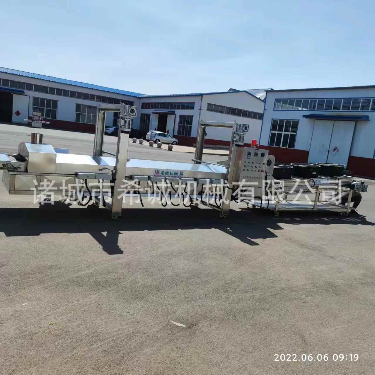 厂家应薄供脆加工炸设备 麻油叶油炸 薄IKP脆油炸加工生产机流水